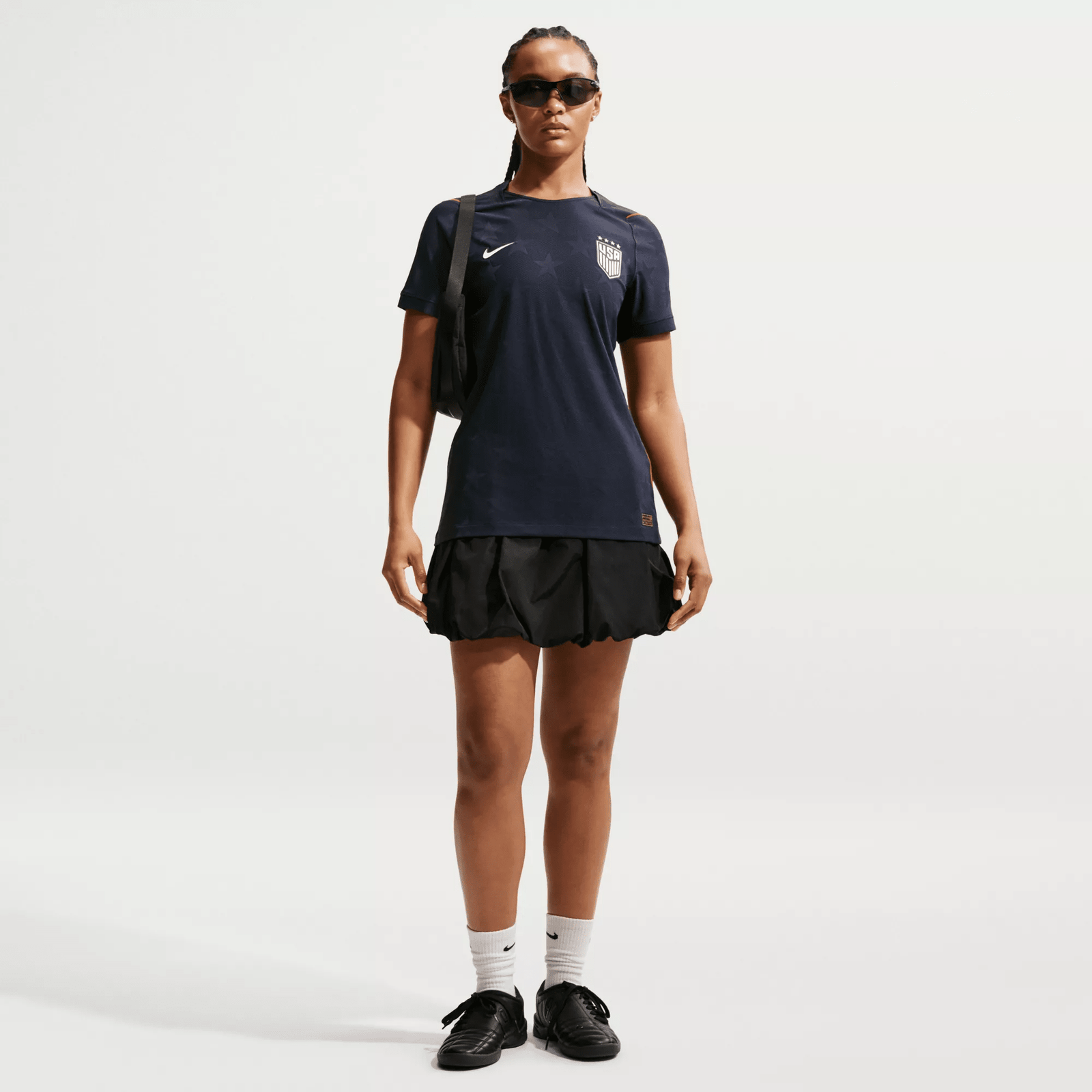 Nike Women’s Agyemang United States Match Authentic Away Jersey 2026 (Dark Obsidian/Pure Platinum) | SoccerWearhouse