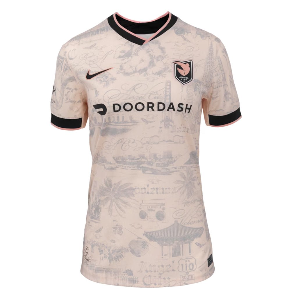 Nike Women’s Angel City FC 2026 Away Jersey (Pink/Black)