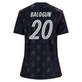 Nike Women’s Balogun United States Away Stadium Jersey 2026 (Dark Obsidian/Pure Platinum)