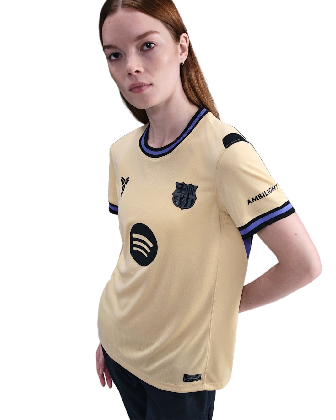 Nike Women’s Barcelona 25/26 Soccer Away Jersey (Team Gold/Persian Violet/Black) | SoccerWearhouse