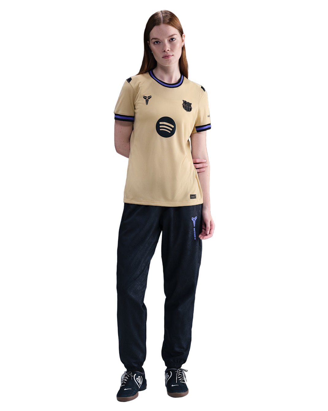 Nike Women’s Barcelona 25/26 Soccer Away Jersey (Team Gold/Persian Violet/Black) | SoccerWearhouse