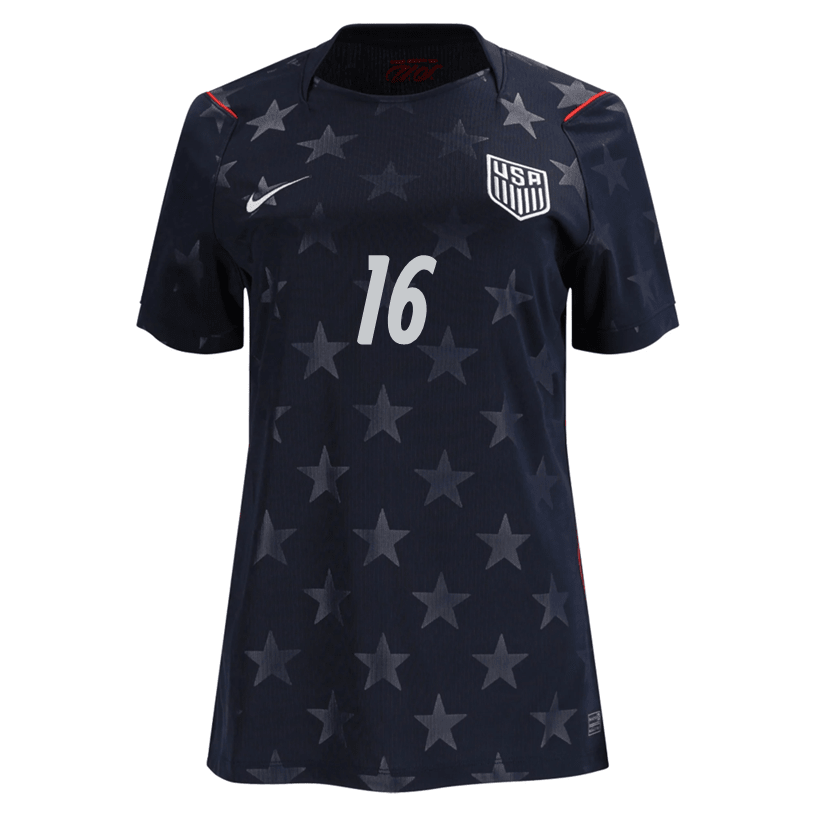 Nike Women’s Cardoso United States Away Stadium Jersey 2026 (Dark Obsidian/Pure Platinum) | SoccerWearhouse