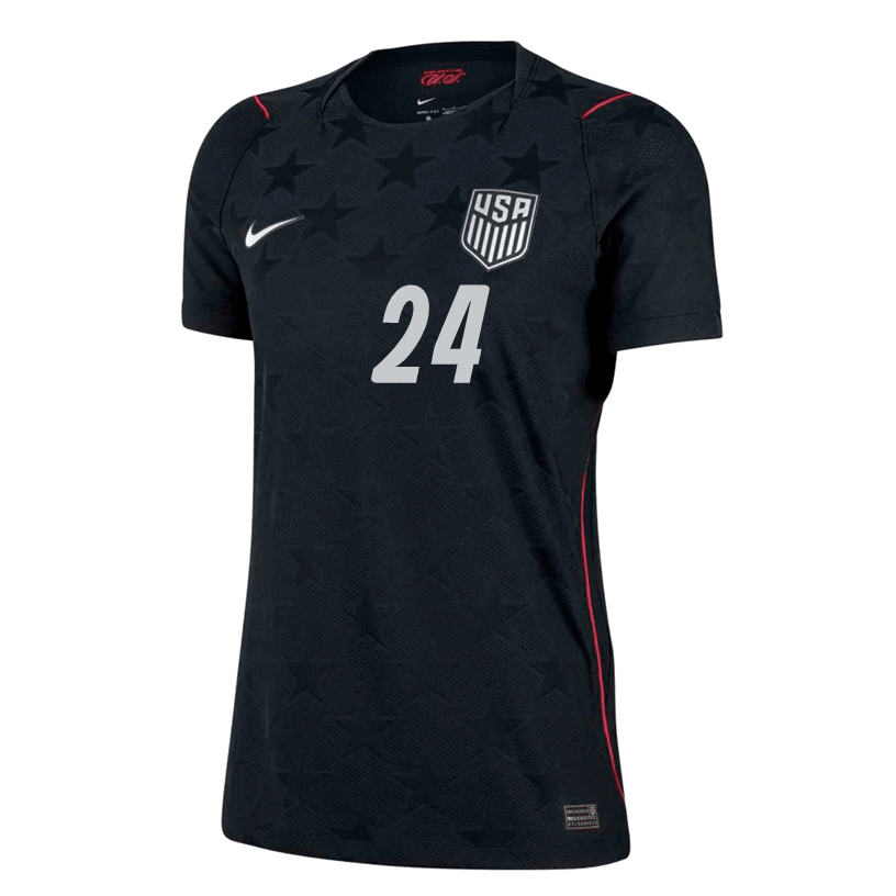 Nike Women’s Carter - Vickers United States Match Authentic Away Jersey 2026 (Dark Obsidian/Pure Platinum) | SoccerWearhouse