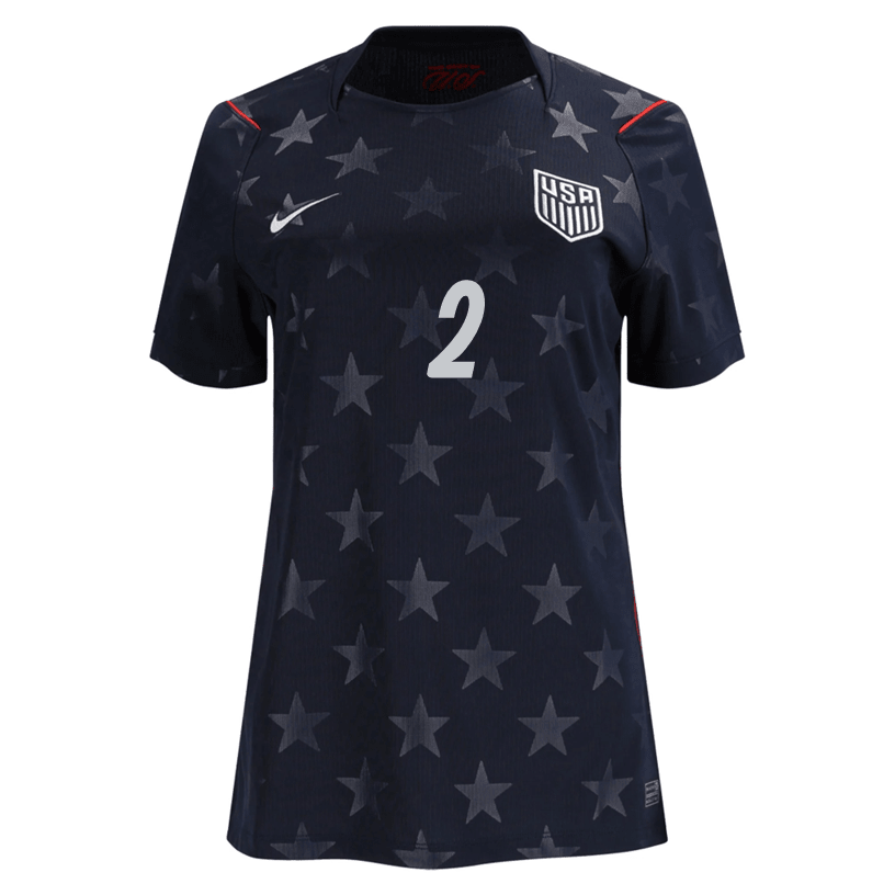 Nike Women’s Dest United States Away Stadium Jersey 2026 (Dark Obsidian/Pure Platinum) | SoccerWearhouse