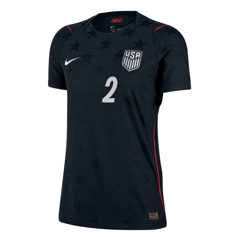 Nike Women’s Dest United States Match Authentic Away Jersey 2026 (Dark Obsidian/Pure Platinum) | SoccerWearhouse