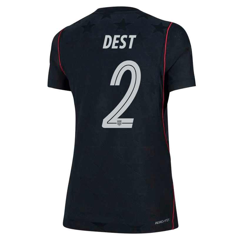 Nike Women’s Dest United States Match Authentic Away Jersey 2026 (Dark Obsidian/Pure Platinum) | SoccerWearhouse