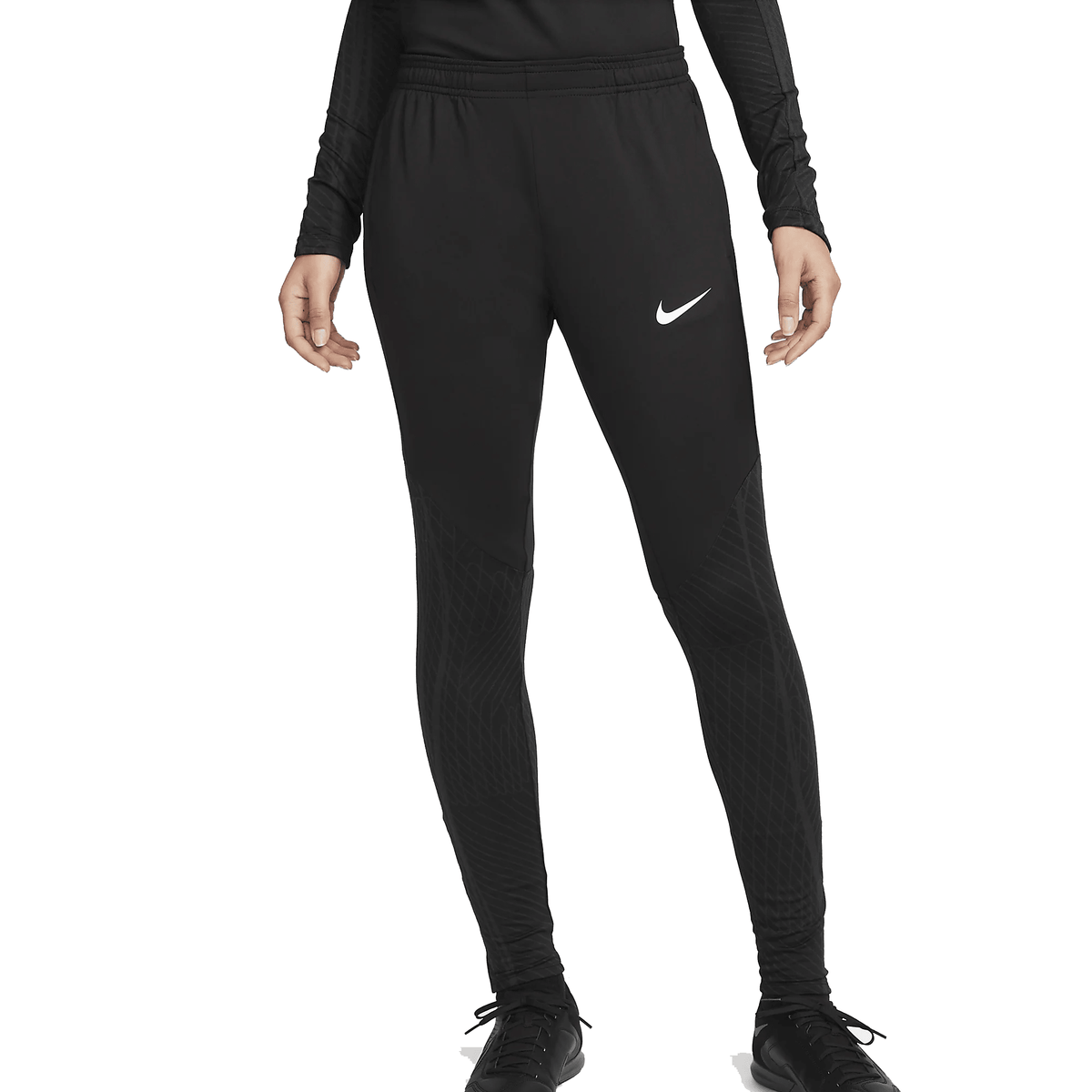 Nike Womens Dri Fit Strike Pant (Black/White) | SoccerWearhouse