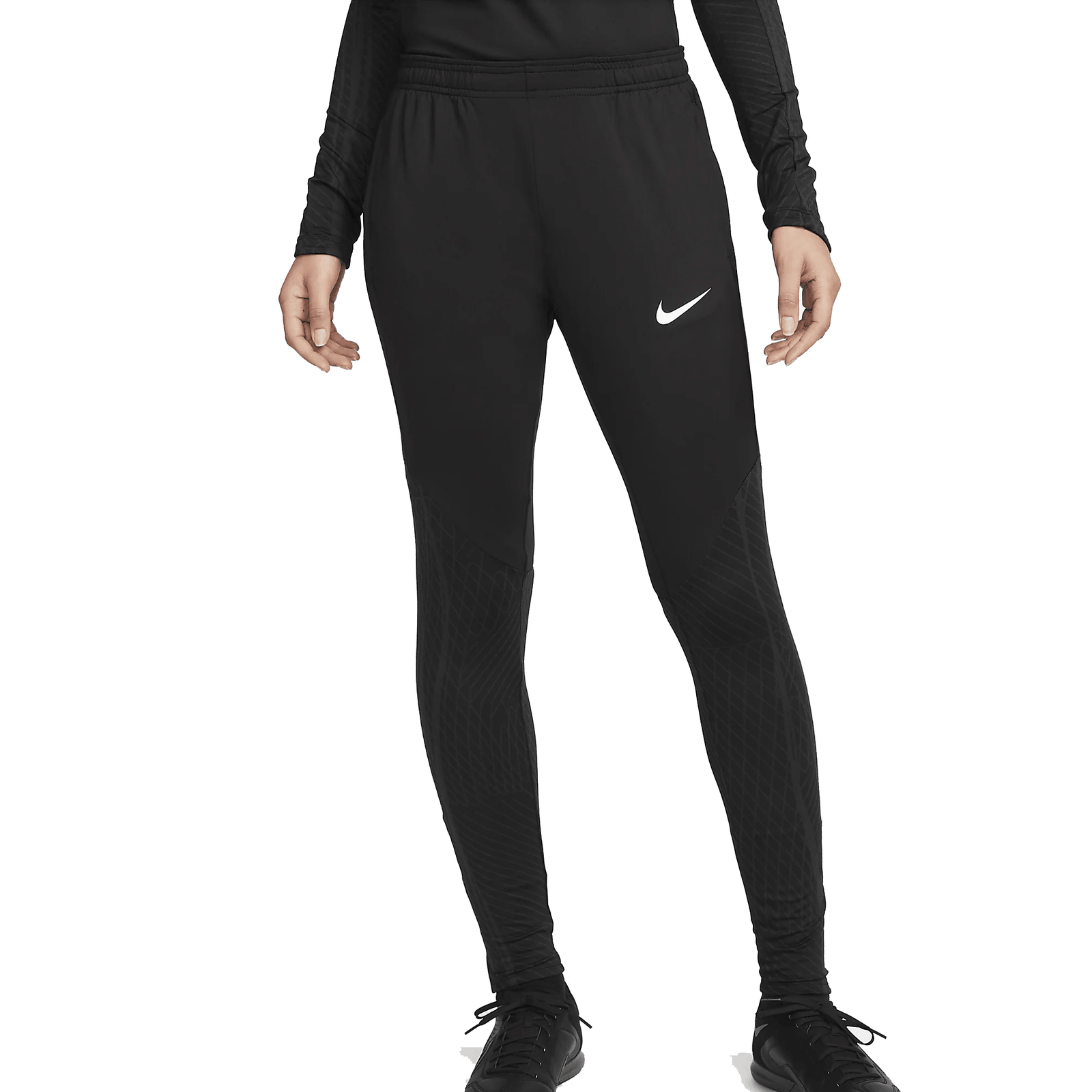 Nike Womens Dri Fit Strike Pant (Black/White) | SoccerWearhouse