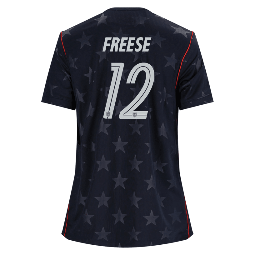Nike Women’s Freese United States Away Stadium Jersey 2026 (Dark Obsidian/Pure Platinum) | SoccerWearhouse