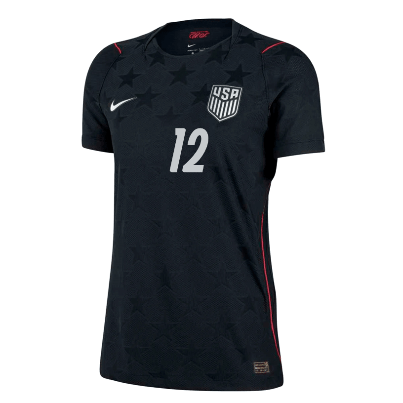 Nike Women’s Freese United States Match Authentic Away Jersey 2026 (Dark Obsidian/Pure Platinum) | SoccerWearhouse