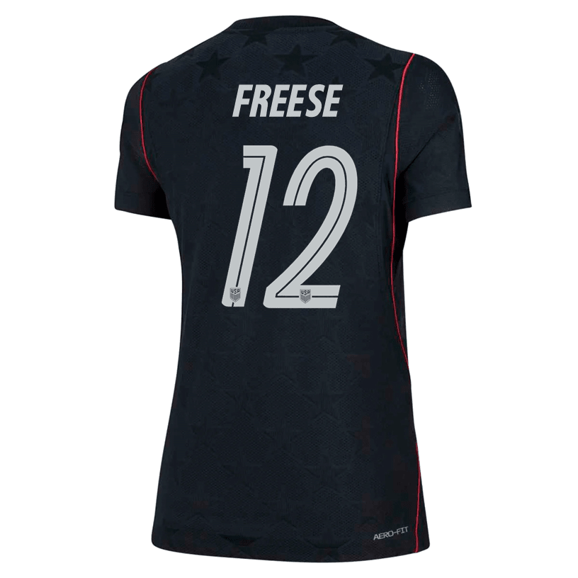 Nike Women’s Freese United States Match Authentic Away Jersey 2026 (Dark Obsidian/Pure Platinum) | SoccerWearhouse