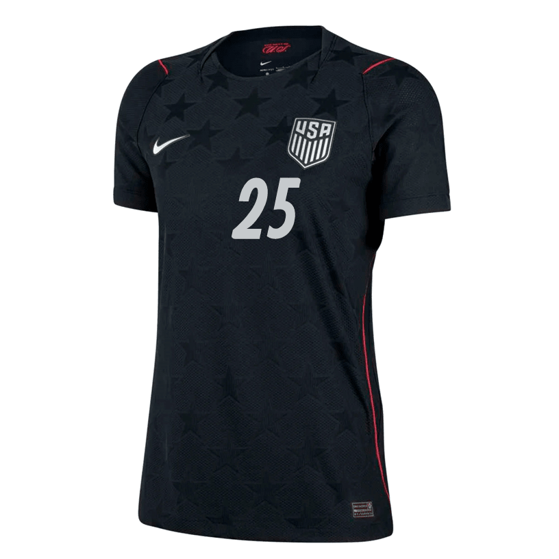Nike Women’s Luna United States Match Authentic Away Jersey 2026 (Dark Obsidian/Pure Platinum) | SoccerWearhouse