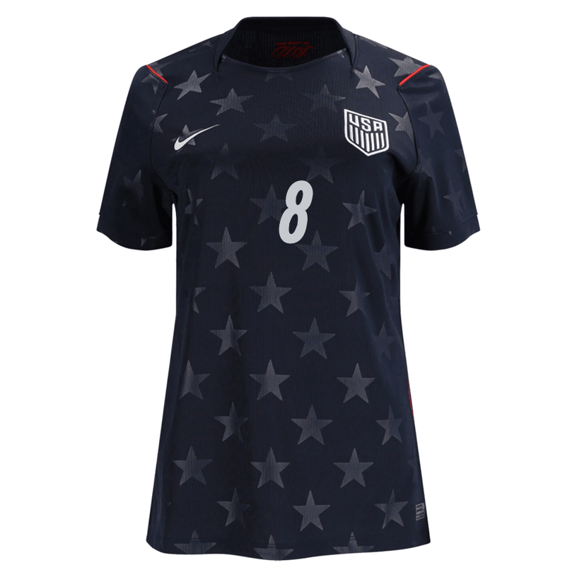 Nike Women’s Mckennie United States Away Stadium Jersey 2026 (Dark Obsidian/Pure Platinum) | SoccerWearhouse