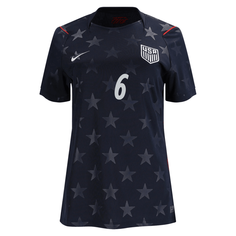 Nike Women’s Musah United States Away Stadium Jersey 2026 (Dark Obsidian/Pure Platinum) | SoccerWearhouse