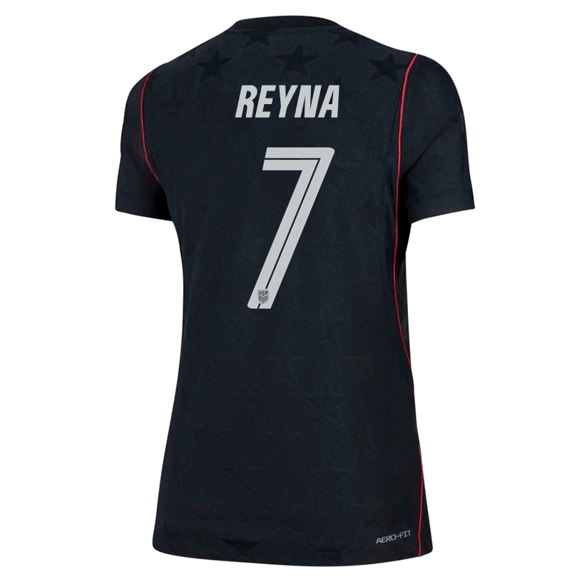 Nike Women’s Reyna United States Match Authentic Away Jersey 2026 (Dark Obsidian/Pure Platinum) | SoccerWearhouse