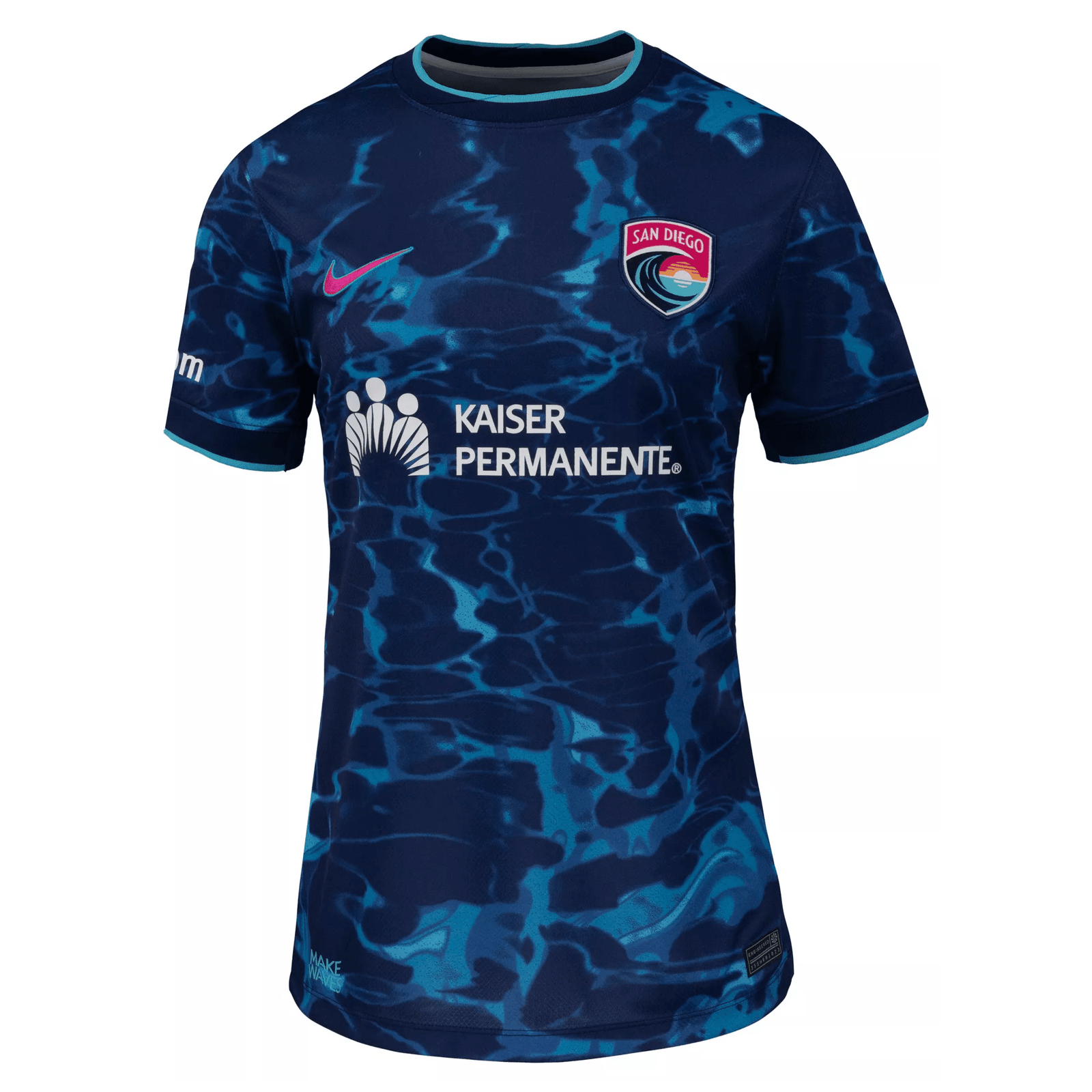 Nike Women’s San Diego Wave Away Jersey 2025 (Blue) | SoccerWearhouse