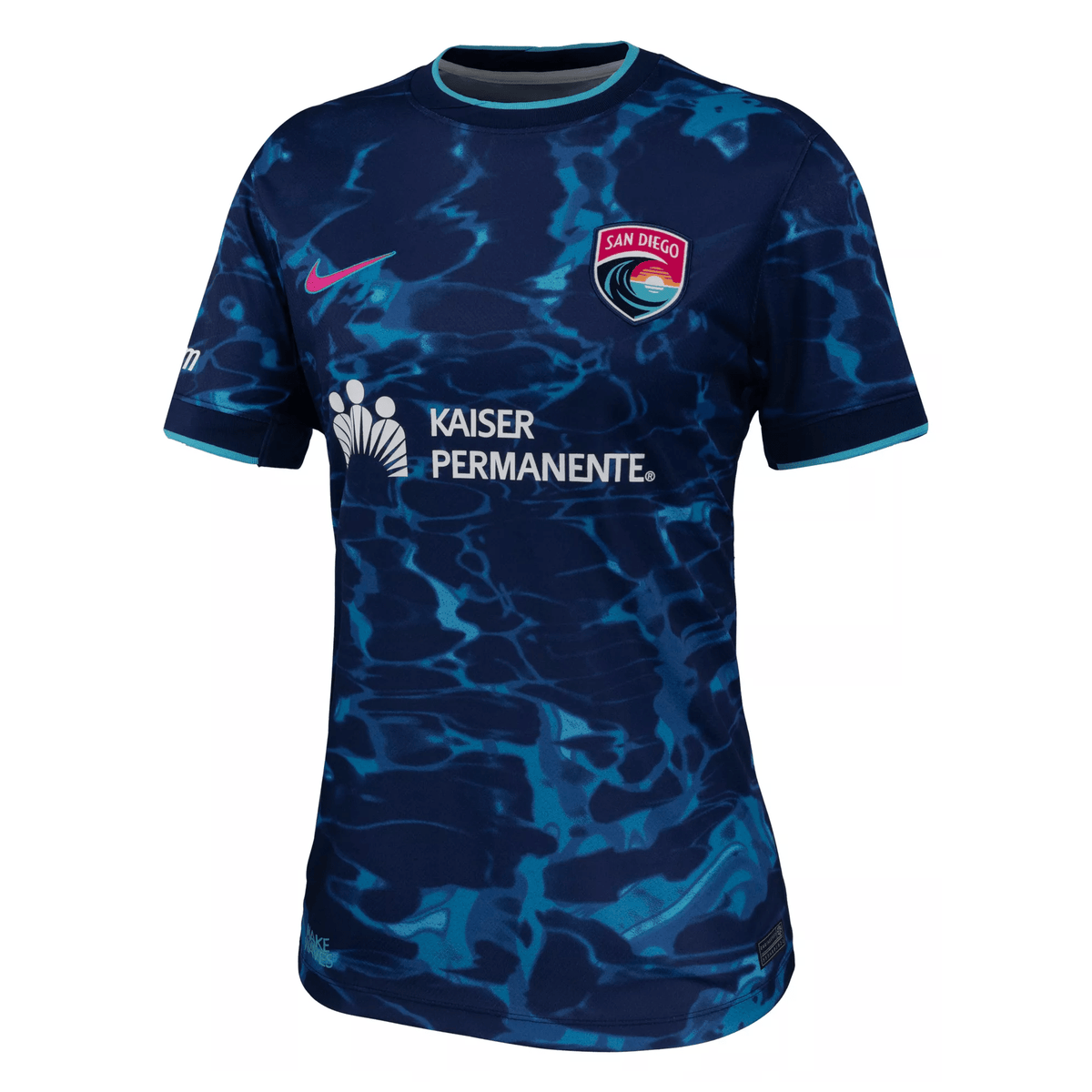 Nike Women’s San Diego Wave Away Jersey 2025 (Blue) | SoccerWearhouse