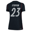 Nike Women’s Steffen United States Match Authentic Away Jersey 2026 (Dark Obsidian/Pure Platinum)