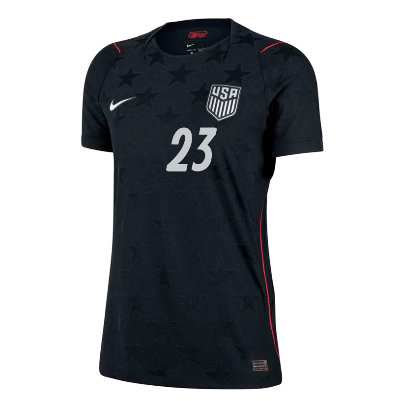 Nike Women’s Steffen United States Match Authentic Away Jersey 2026 (Dark Obsidian/Pure Platinum) | SoccerWearhouse