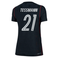 Nike Women’s Tessmann United States Match Authentic Away Jersey 2026 (Dark Obsidian/Pure Platinum)