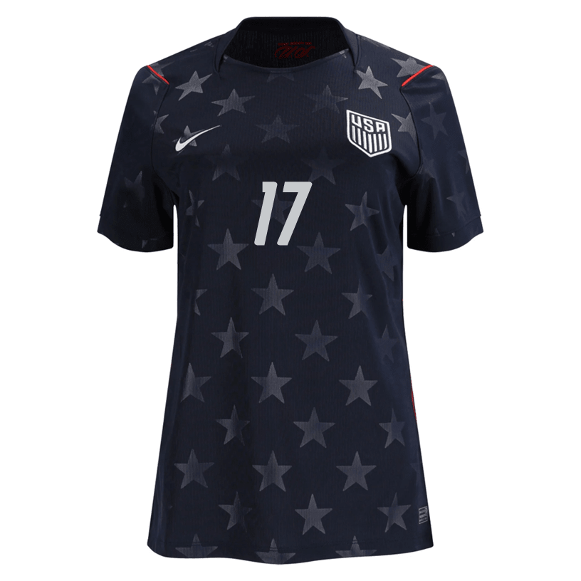 Nike Women’s Tillman United States Away Stadium Jersey 2026 (Dark Obsidian/Pure Platinum) | SoccerWearhouse