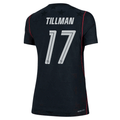 Nike Women’s Tillman United States Match Authentic Away Jersey 2026 (Dark Obsidian/Pure Platinum)