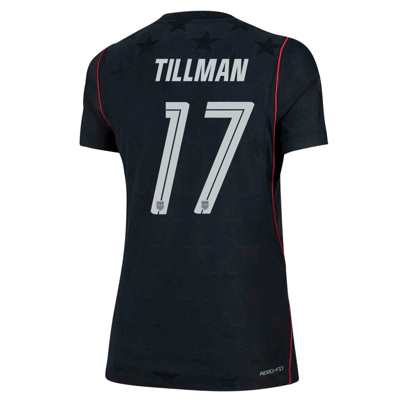 Nike Women’s Tillman United States Match Authentic Away Jersey 2026 (Dark Obsidian/Pure Platinum) | SoccerWearhouse