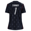 Nike Women’s Turner United States Away Stadium Jersey 2026 (Dark Obsidian/Pure Platinum)