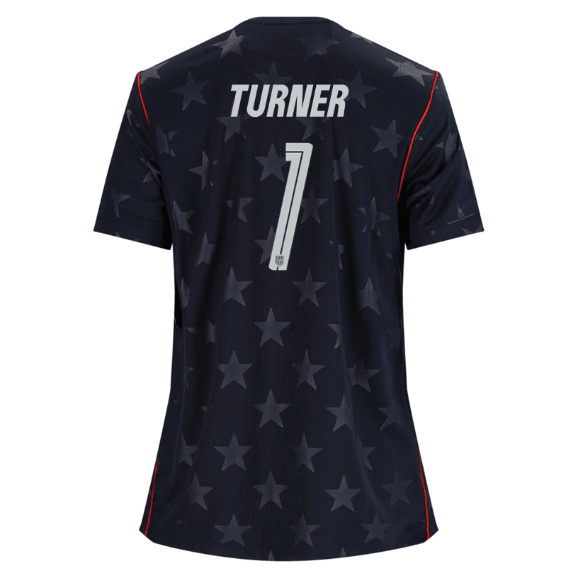 Nike Women’s Turner United States Away Stadium Jersey 2026 (Dark Obsidian/Pure Platinum) | SoccerWearhouse