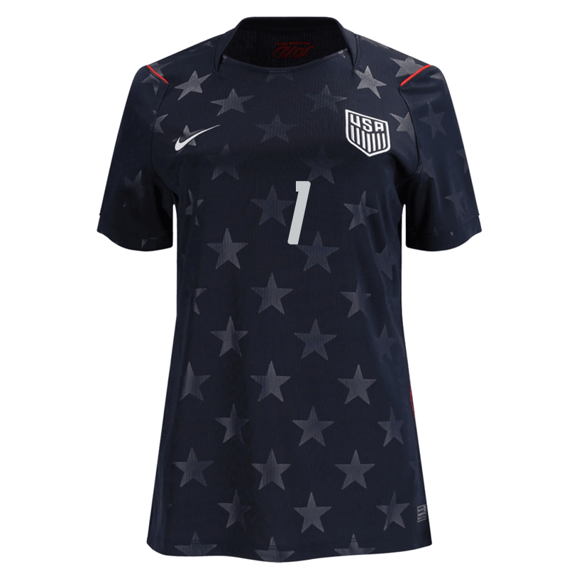 Nike Women’s Turner United States Away Stadium Jersey 2026 (Dark Obsidian/Pure Platinum) | SoccerWearhouse