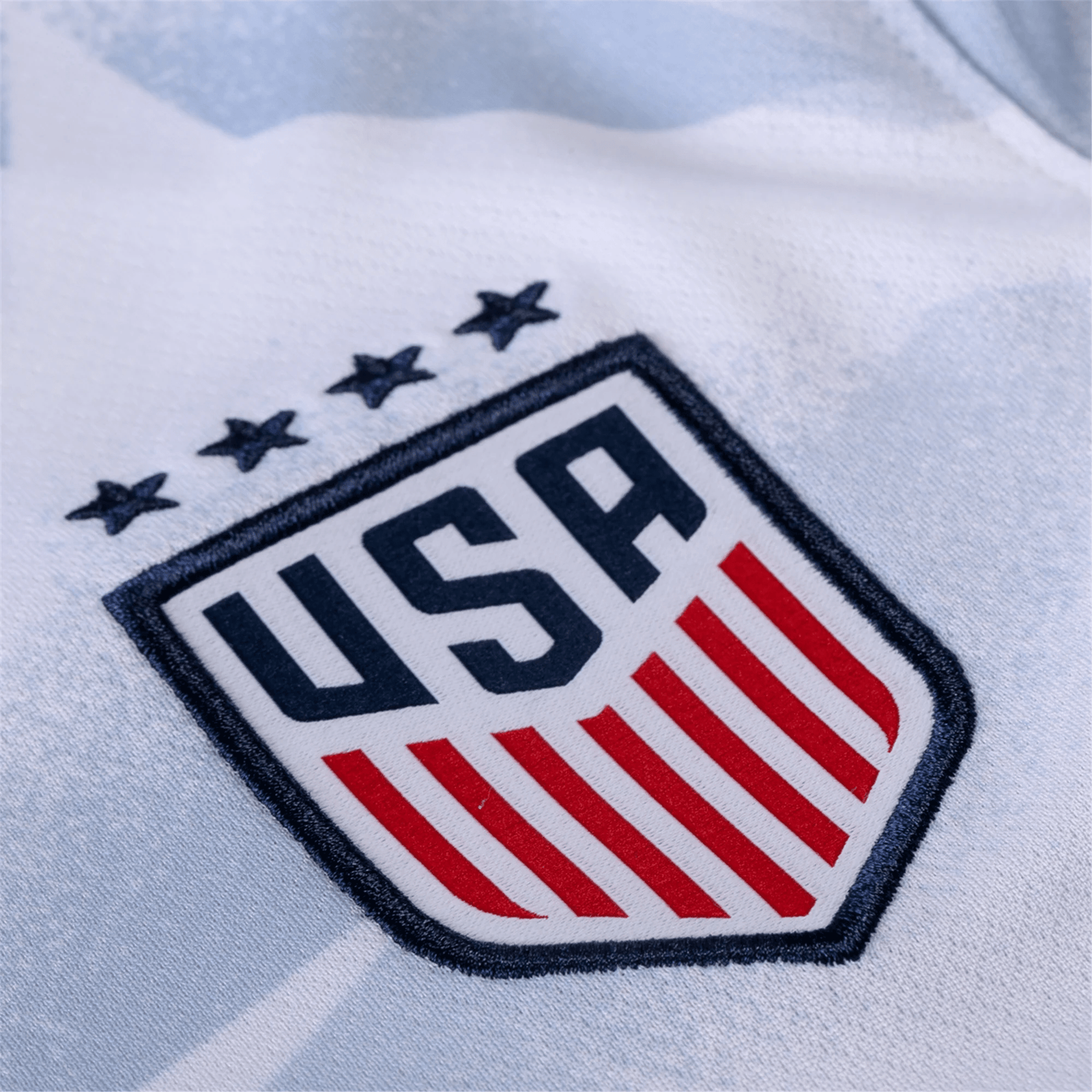 Nike Womens United States 25/26 Home 4 Star Jersey 101 (White/Rush Blue/Challenge Red) | SoccerWearhouse