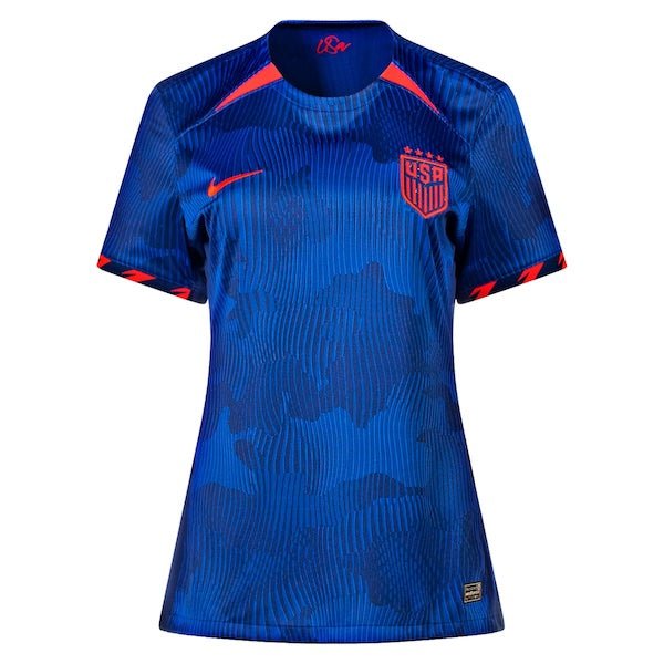 Nike Womens United States 4 Star Away Jersey 23/24 (Hyper Royal/Loyal Blue) | SoccerWearhouse