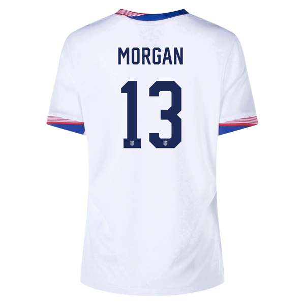 Nike Womens United States Alex Morgan Home Jersey 24/25 (White) | SoccerWearhouse