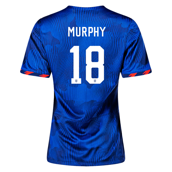 Nike Womens United States Casey Murphy 4 Star Away Jersey 23/24 w/ 2019 World Cup Champion Patch (Hyper Royal/Loyal Blue) | SoccerWearhouse