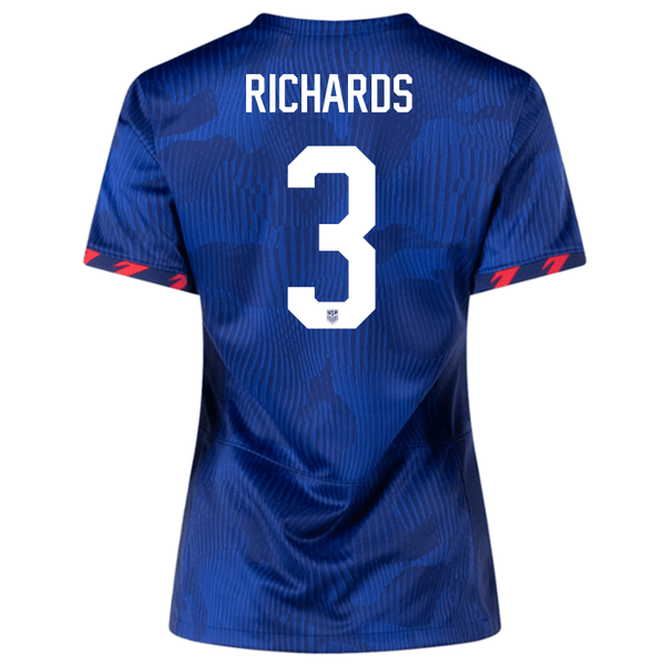 Nike Womens United States Chris Richards Away Jersey 23/24 (Hyper Roya