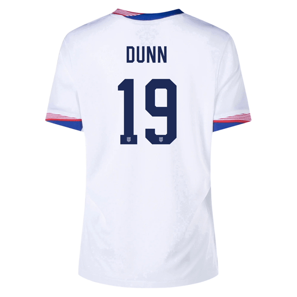 Nike Womens United States Crystal Dunn Home Jersey 24/25 (White) | SoccerWearhouse