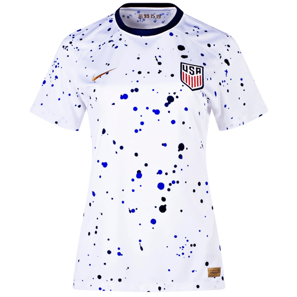 Nike Womens United States Home Jersey 23/24 (White/Loyal Blue) | SoccerWearhouse