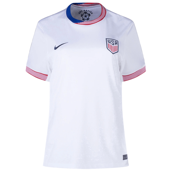 Nike Womens United States Home Jersey 24/25 (White) | SoccerWearhouse