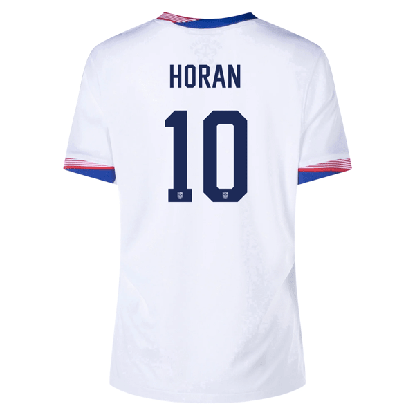 Nike Womens United States Lindsey Horan Home Jersey 24/25 (White) | SoccerWearhouse