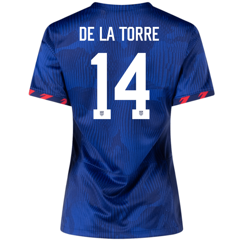 Nike Womens United States Luca De La Torre Away Jersey 23/24 (Hyper Royal/Loyal Blue) | SoccerWearhouse