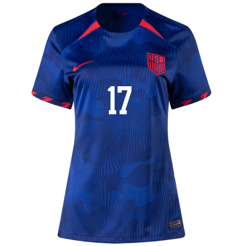 Nike Womens United States Malik Tillman Away Jersey 23/24 (Hyper Royal/Loyal Blue) | SoccerWearhouse
