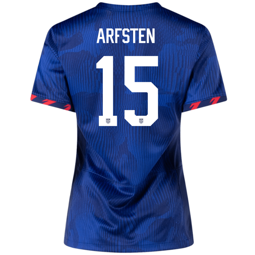 Nike Womens United States Max ArfstenAway Jersey 23/24 (Hyper Royal/Loyal Blue) | SoccerWearhouse