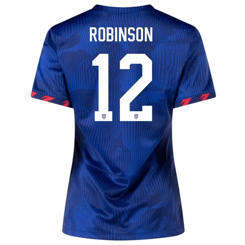 Nike Womens United States Miles Robinson Away Jersey 23/24 (Hyper Royal/Loyal Blue) | SoccerWearhouse