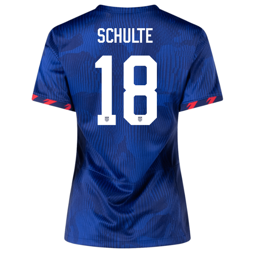 Nike Womens United States Patrick Schulte Away Jersey 23/24 (Hyper Royal/Loyal Blue) | SoccerWearhouse