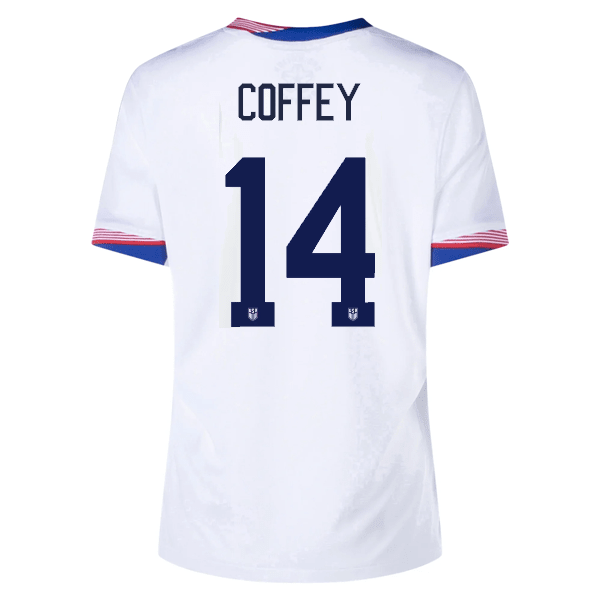 Nike Womens United States Sam Coffey Home Jersey 24/25 (White) | SoccerWearhouse