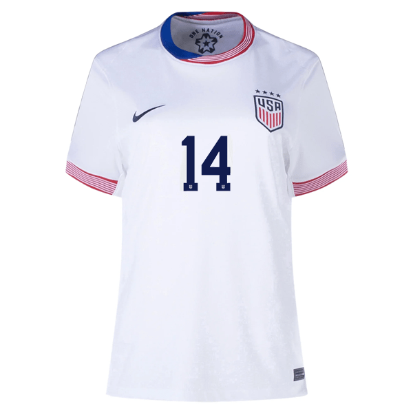 Nike Womens United States Sam Coffey Home Jersey 24/25 (White) | SoccerWearhouse