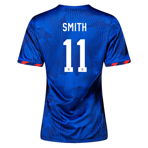 Nike Womens United States Sophia Smith 4 Star Away Jersey 23/24 w/ 2019 World Cup Champion Patch (Hyper Royal/Loyal Blue) | SoccerWearhouse