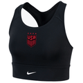 Nike Womens United States USWNT Longline Sports Bra (Black/Speed Red)