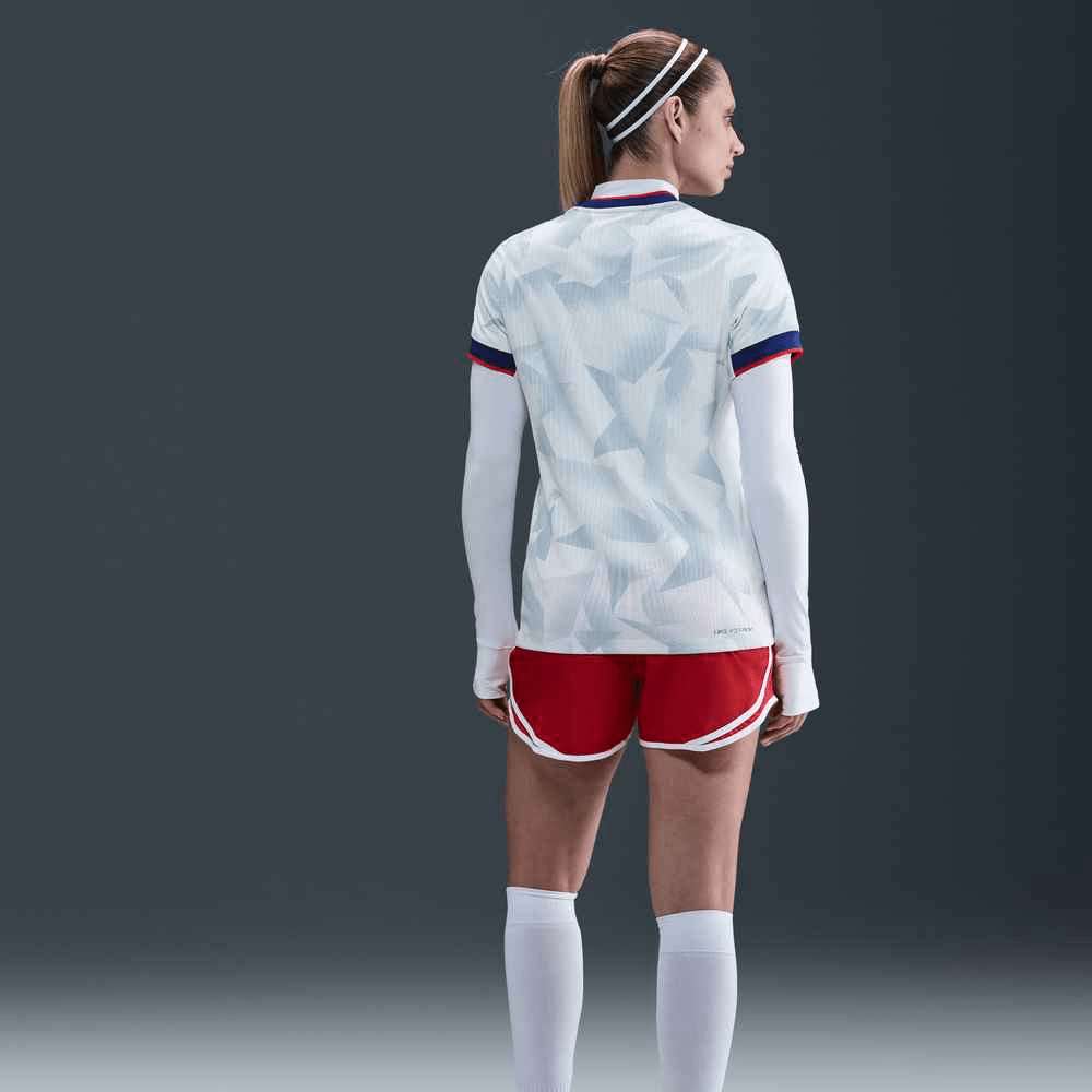 Nike Womens USA 25/26 Home 4 Star Match Authentic Jersey 101 (White/Rush Blue/Challenge Red) | SoccerWearhouse