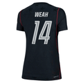 Nike Women’s Weah United States Match Authentic Away Jersey 2026 (Dark Obsidian/Pure Platinum)